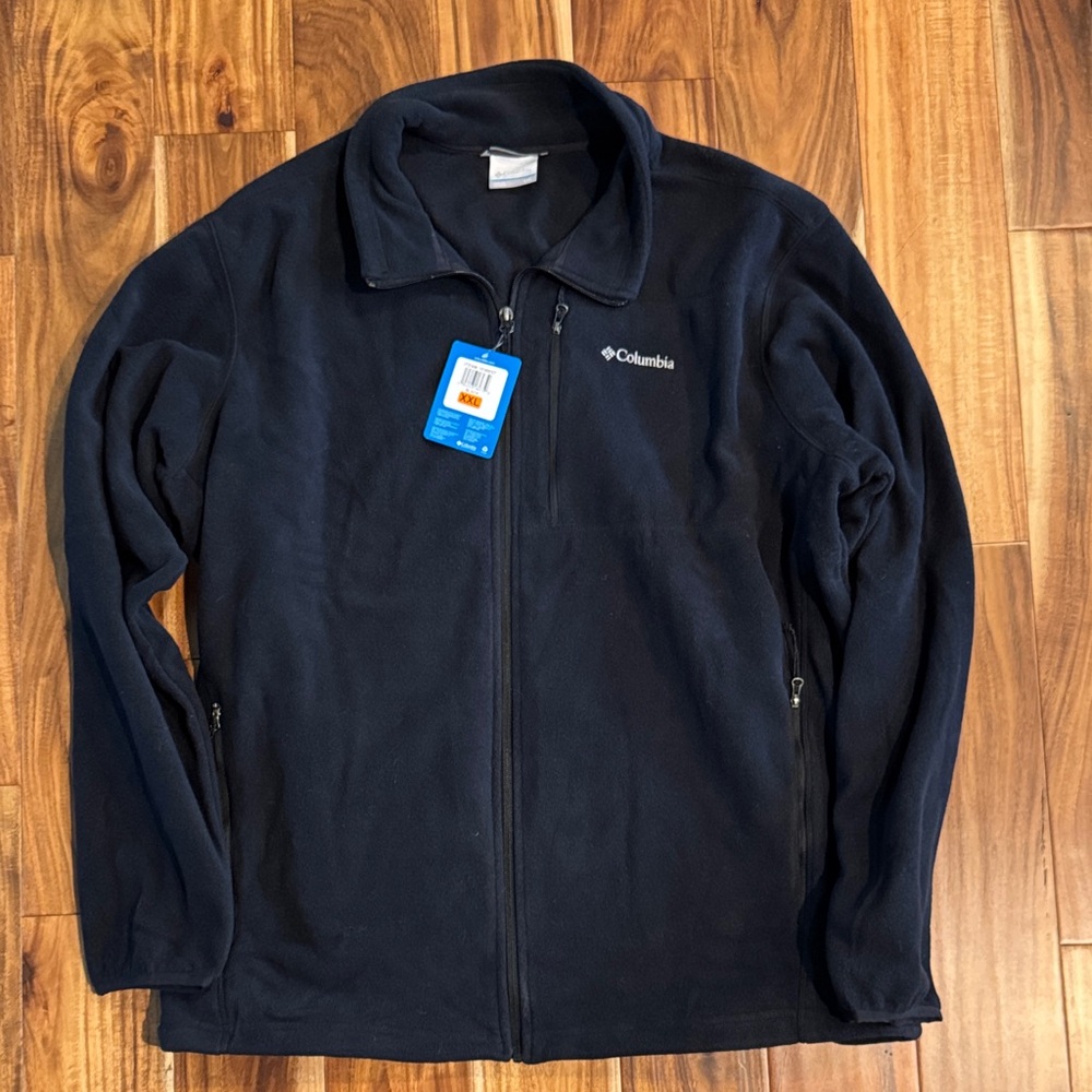 Columbia Men's Black Fleece Jacket XXL